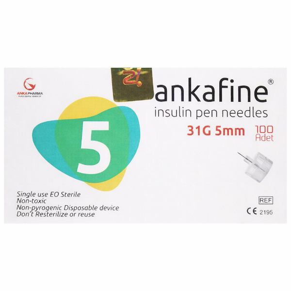 Ankafine İnsülin İğne Ucu 31G x 5 mm